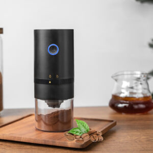Portable Electric Coffee Grinder – Type-C Rechargeable with Ceramic Burr Core | Coffee Beans Grinder