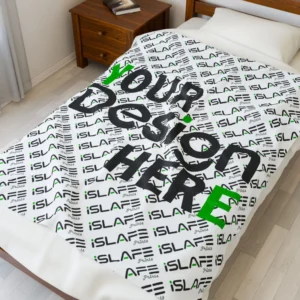 Personalized Velveteen Plush Blanket – Ultra Soft Custom Throw for Cozy Home Décor & Meaningful Gifts By islafe Prints